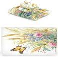 thumbnail image 2 of 3 Piece Bath Towels Set, Super Soft Absorbent Wildflowers Towels for Bathroom Gym Spa Hotel Decor Wash cloth, 2 of 7