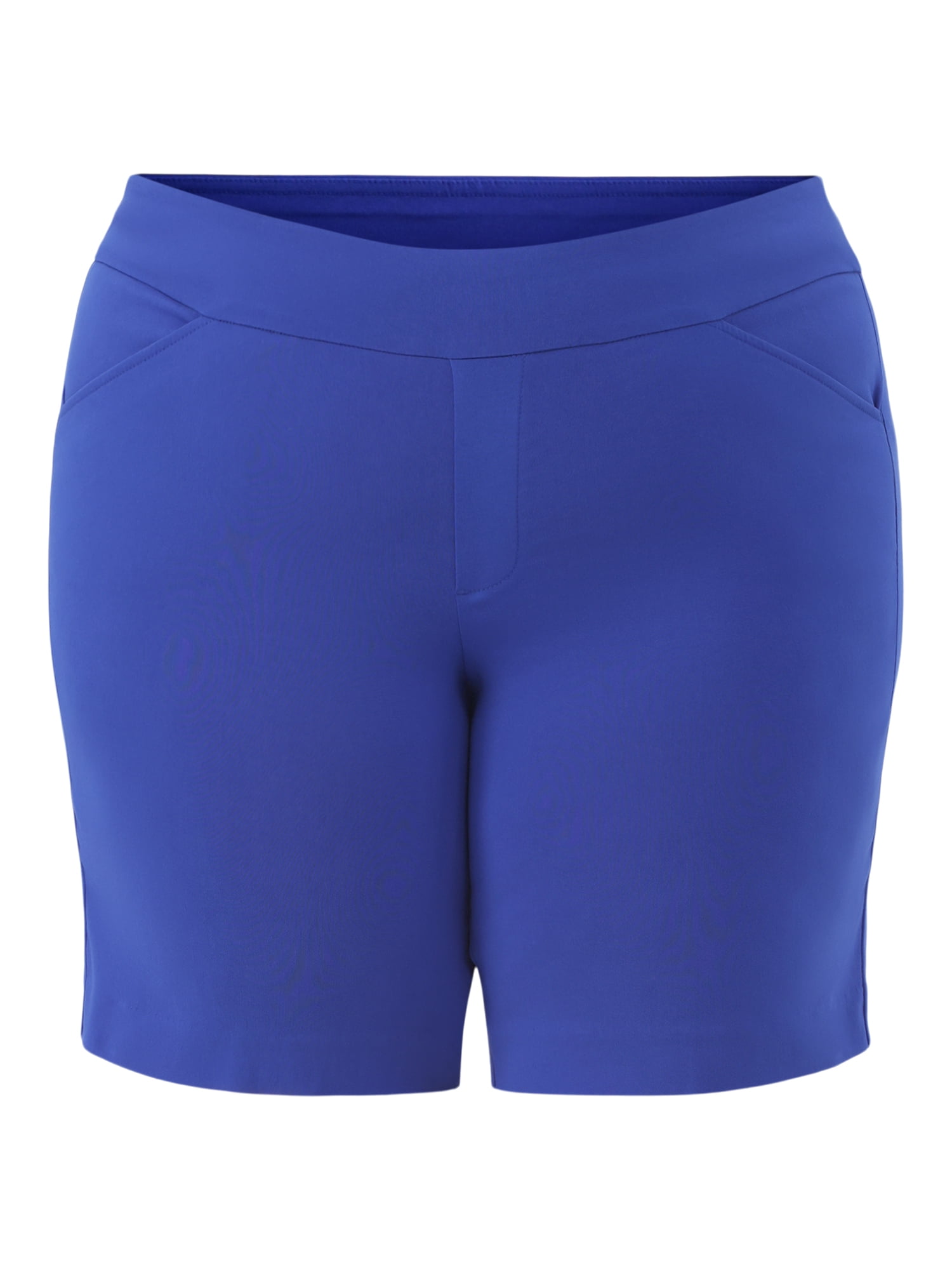 JMS Just My Size by Hanes Women's Plus Pull On Millennium Bermuda Shorts, 9" Inseam, Sizes 0X-4X