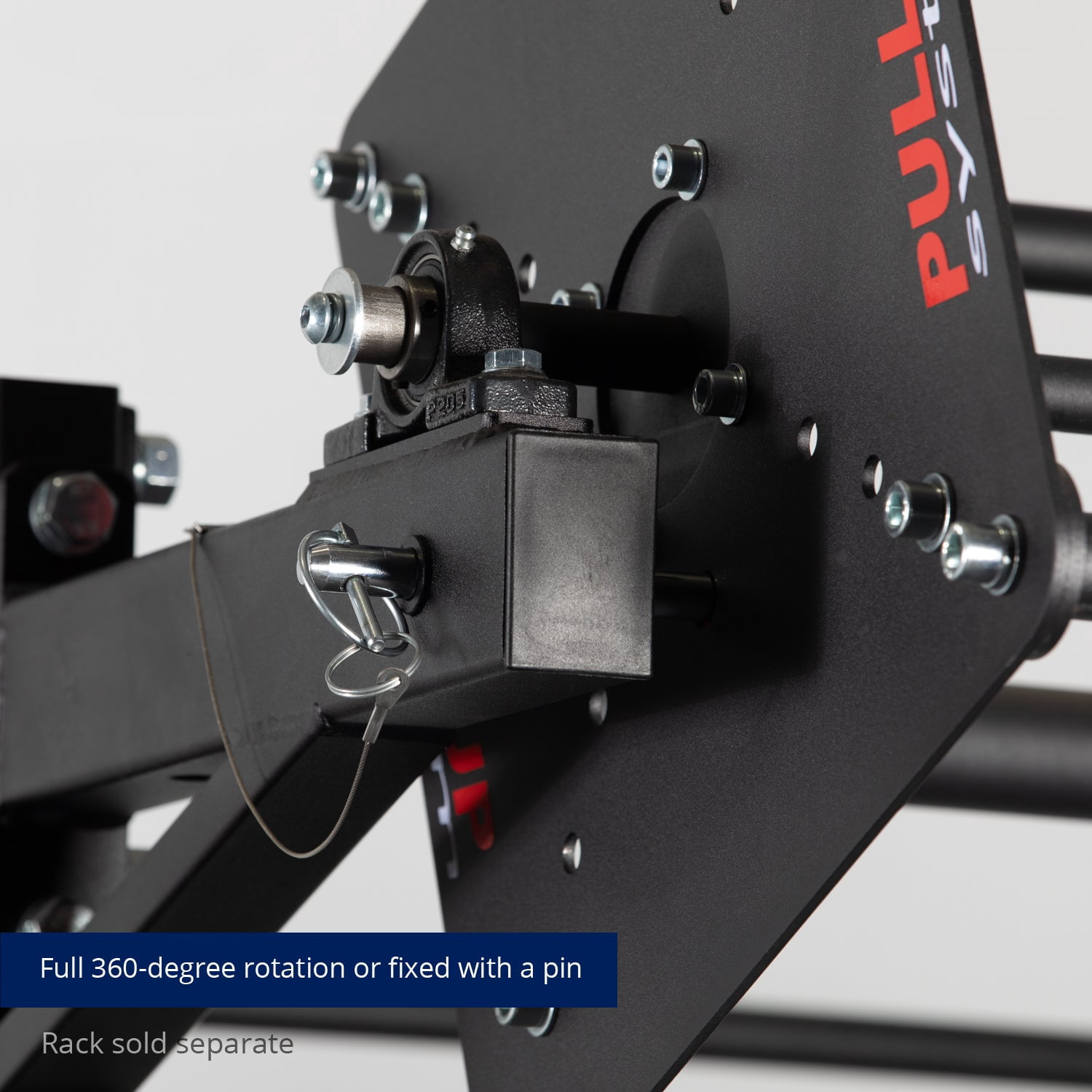 Titan Fitness T-3 and X-3 Series Rack-Mounted Revolving Pull-Up System, 1.25” or 2” Pull-Up Bars