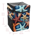 thumbnail image 5 of Starfish Foldable Car Garbage Can with Lid, Leak-proof Mini Trash Can, Hanging Storage Bag - Trash Can for Car, 5 of 6