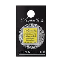 Sennelier French Artists' Watercolor - Yellow Sophie, Half Pan