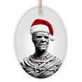 thumbnail image 6 of Ghoulish Mummy with Santa Hat Ornament, Sinister Holiday Keepsake for Halloween Lovers, 6 of 6