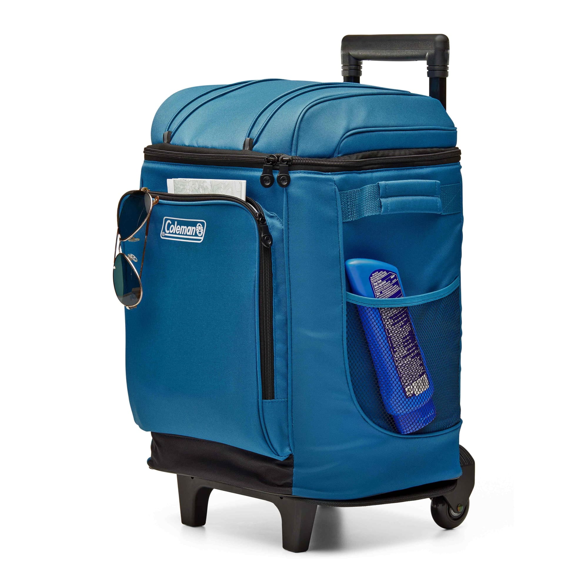 Coleman CHILLER 42-Can Insulated Soft Cooler Bag with Wheels