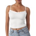 thumbnail image 2 of Ccpelsie Womens Tank Tops Seamless V-Neck Tank Tops Camisole for Summer Daily Wear(Beige,L), 2 of 6