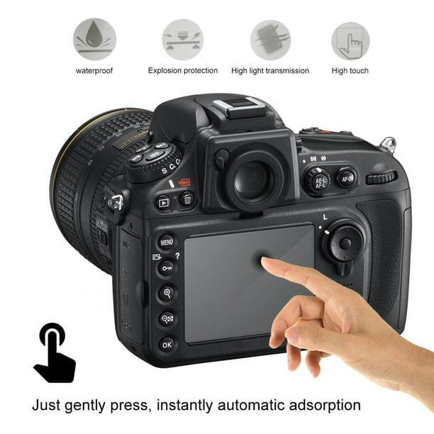 Clear 0.4MM 8H Premium Verre Trempé Protéger Garde Film en Verre Trempé Protéger Caméra Adapté pour Nikon D5600