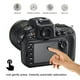 Clear 0.4MM 8H Premium Verre Trempé Protéger Garde Film en Verre Trempé Protéger Caméra Adapté pour Nikon D5600 – image 1 sur 11
