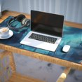 thumbnail image 3 of Long Mouse Pads for Desk,Halloween Night Scene Pattern Desk Mats on Top Of Desks, Desk Mouse Pad Extra Large with 3mm Non-Slip Base and Stitched Edge for Gaming,Office,Work,Home 35.4x15.7in, 3 of 5
