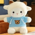 thumbnail image 6 of Cute Sheep Plush Toy Soft Fluffy PP Cotton Stuffed Lamb Animal Plushie Kids Comfort Doll Home Decoration Girlfriend Birt, 6 of 10