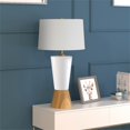 thumbnail image 2 of Lampe de Table en Céramique en Bois, 2 of 11