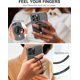 thumbnail image 3 of Phone Grip Stand with Replaceable Elastic Finger Loop, Detachable Magnetic Ring Holder Kickstand Loop, 3 of 5