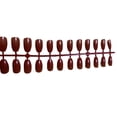 thumbnail image 1 of Uñas postizas de ataúd Vogacara CE012054-04 Degradado rojo oscuro 24 piezas, 1 of 6