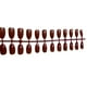 thumbnail image 1 of Uñas Postizas Soidarity Diseño Degradado Rojo Oscuro 24 Piezas, 1 of 6