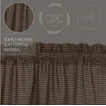 thumbnail image 4 of VHC Brands Kettle Grove, Plaid L36xW36, Tier Scalloped Set of 2, Black, 4 of 5