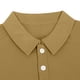 thumbnail image 4 of Blusa y camisa de manga corta con cuello vuelto para hombre, moda informal, con ventilación, botones y solapa, manga corta, poliéster, 4 of 5