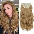 Ceimmol Long Curly Hair Wig With Water Ripple To Increase Hair Volume