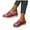 Red, variant on Womens Canvas Wedge Sandals Espadrilles Platform Walking Slide Shoes Arch Support Casual Mules