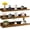 Brown, variant on LOMANTOWN 24\" Wall Shelves for Bedroom Decor, Set of 2 Floating Shelves for Wall Storage, Rustic Wood Display Mounted Corner Shelves for Books, Plants, Kitchen, Bathroom, Living Room
