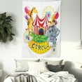 thumbnail image 3 of Circus Decor Wall Hanging Tapestry, Circus Show With Kids And Animals Smiling Magician Children Happiness, Bedroom Living Room Dorm Accessories, 60 X 80 Inches, Gift Ideas, by Ambesonne, 3 of 5