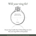thumbnail image 6 of Emily C's Ring Holder Necklace - Stainless Steel Necklace with Sterling Silver Finish - Engagement Gift for Doctors & Nurses - Silver Jewelry for Mom or Grandmother - Drop, 6 of 8