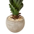 thumbnail image 3 of Nearly Natural Spiked Agave Artificial Plant in Sand Colored Bowl (Indoor/Outdoor), 3 of 6