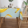 thumbnail image 3 of XMXT Polyester Rectangle Tablecloth, Yellow Sweet Banana Waterproof Table Cloth Home Dinner Decor Table Cover for Holiday Party, 54 x 72 inches, 3 of 9