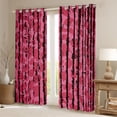 thumbnail image 2 of Castle Fairy Leopard Print Blackout Curtains Set of 2 (52x84 Each) for Female Men Women,Abstract Camouflage Camo Window Curtains,Retro Vintage Aesthetic Curtains and Drapes,Lightweight Room Decor, 2 of 6