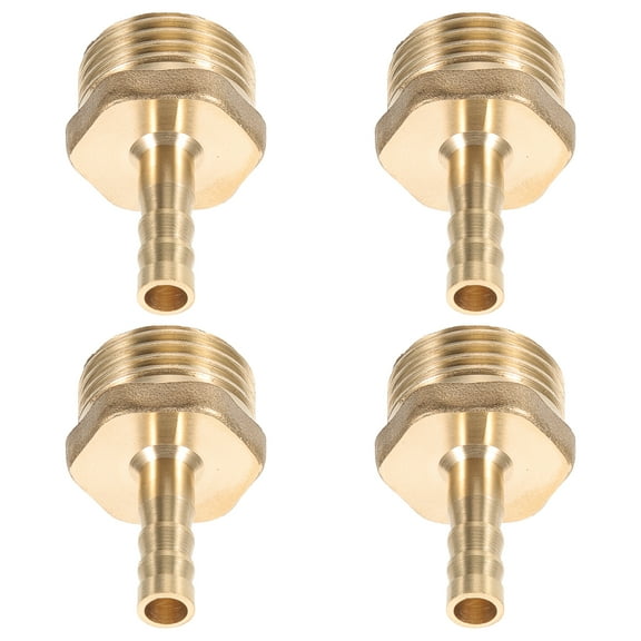 Copper Pex Fittings 1/2 Inch Faucet Connector for Pipe Golden 4pcs LeakProof Easy Install
