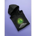 thumbnail image 3 of Alien Yoga Design Hoodie Men -Image by Shutterstock, Male Large, 3 of 4