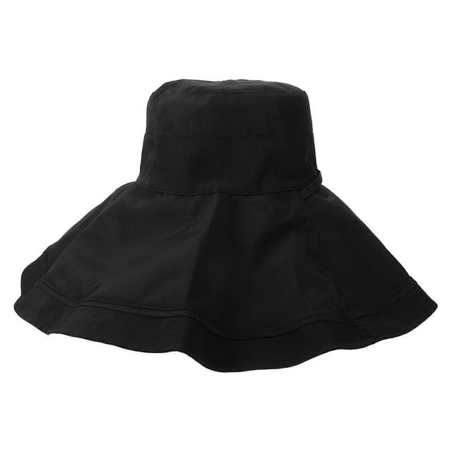 Wide Brim Floppy Sun Hat For Women Cycling Camping Seaside Vacation Fashionable Design UV Protection 1Pack