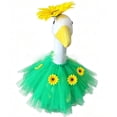 thumbnail image 2 of SLYNSHome Summer Porch Goose Outfit 23 Inch Cement Sunflower Goose Dress Clothes for Yard Lawn Outdoor Garden Patio Decor,No Goose, 2 of 6