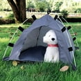 thumbnail image 3 of YOPTOP Weatherproof and Hassle-Free: Automatic Quick Opening Pet Tent for Kittens and Dogs,Gray, 3 of 5