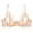 A1_Beige, variant on Women's Eyelash Lace Balconette Bra Plus Size Floral Lace Mesh Full Coverage Underwire Minimizer Bra Unlined Push Up Bralettes Non Padded Breathable Lightweight Supportive Underwear Beige 85B