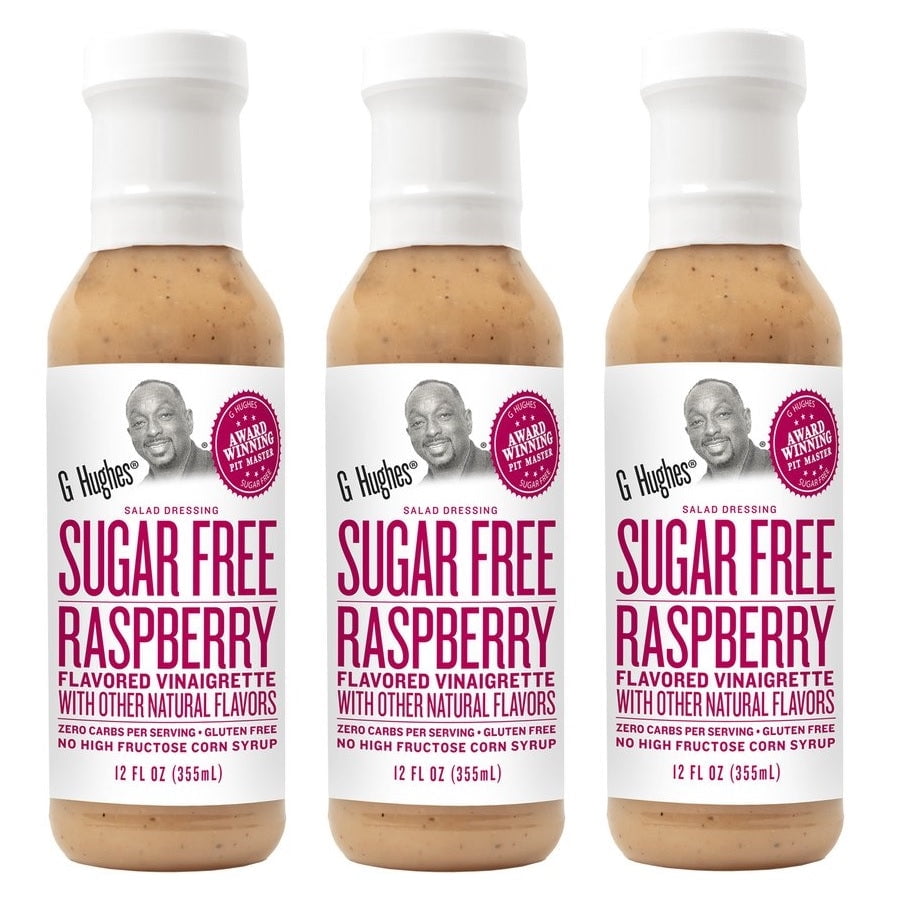 G Hughes' SugarFree Salad Dressings Raspberry Vinaigrette Size 3
