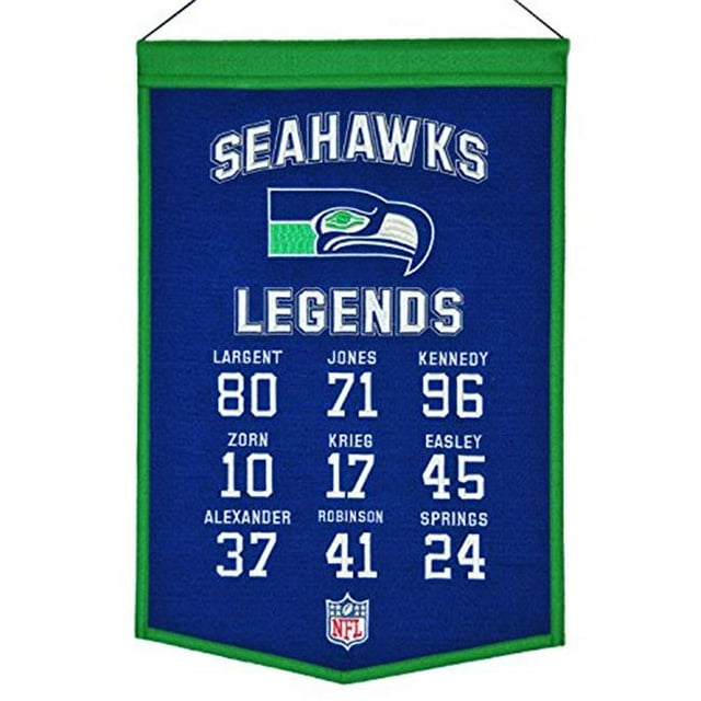 Winning Streak Sports 31113 Seattle Seahawks Legends Banner