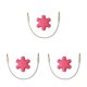 thumbnail image 4 of Divisor de Audio de 3,5mm Inteprter Adaptador de Auriculares Color Rosado, 4 of 6
