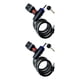 thumbnail image 3 of Eigraketly Cerradura de seguridad Cerradura de bicicleta antirrobo de acero inoxidable Bucle de seguridad portátil universal 2Conjunto, 3 of 6