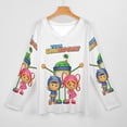 thumbnail image 3 of Team Umizoomi Womens T Shirts V Neck Long Sleeve Tops Causal Loose Summer T-Shirts M, 3 of 7
