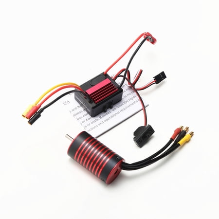 ESC,Car 4400kv Motor Buzhi 35a Esc F19a Motor 2800kv 35a 2845 Motor 2800kv Waterproof 2845 Motor Esc F19a 1/10 2800kv 35a Esc F19a 1/10 1/12 Eryue Huiop Dsfen