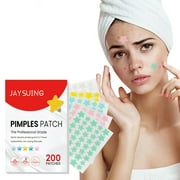 Tysmin Pimple Patches For Face, Colorful Cute Star Zit Covers,Hydrocolloid Acne Patches With Tea Oil, Witch Hazel, Centella Asiatica , Hyaluronic Sour(200 Count)
