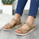 thumbnail image 1 of WILLBEST Sandalias De Plataforma De Verano Para Mujer Con Diseño De Punta Abierta, Suela Gruesa Para Relajación Diaria, Versátiles Para Pantalones Casuales Y Jeans, Ideales Para Climas Cálidos., 1 of 5
