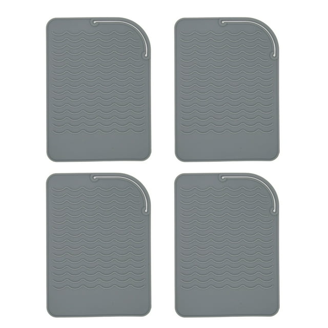 Silicone Heat Resistant Straightener Pad,4Pcs Heat Resistant Straightener Heat Resistant Matfor Hair Straighteners Heat Resistant Straightener Pad Highly Recommended