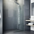 thumbnail image 4 of VIGO Brielle 68 in. H x 6 in. W 6-Jet Shower Panel System with Fixed Rainhead and Hand Shower Wand in Stainless Steel, 4 of 8