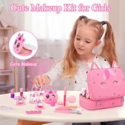 Sendida Real Washable Kids Makeup Set -Girls Princess Toy & Birthday Gift for Girl Age 3-12 Little Girls
