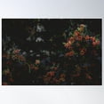 thumbnail image 2 of Moody Orange Tree Flowers Poster Wall Art, Modern Wall Decor For Living Room Bedroom, 8x12 UNFRAMED, 2 of 3