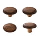 thumbnail image 1 of 4 ganchos de madera para abrigos, perchas para gabinetes, multiusos, ligeros y modernos. Oval, 1 of 9