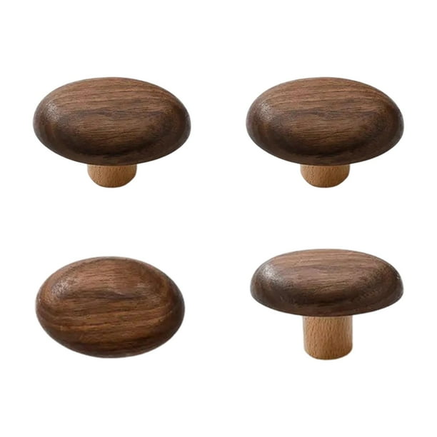 4 ganchos de madera para colgar en la pared, para puerta, sencillos, portátiles y resistentes. Oval