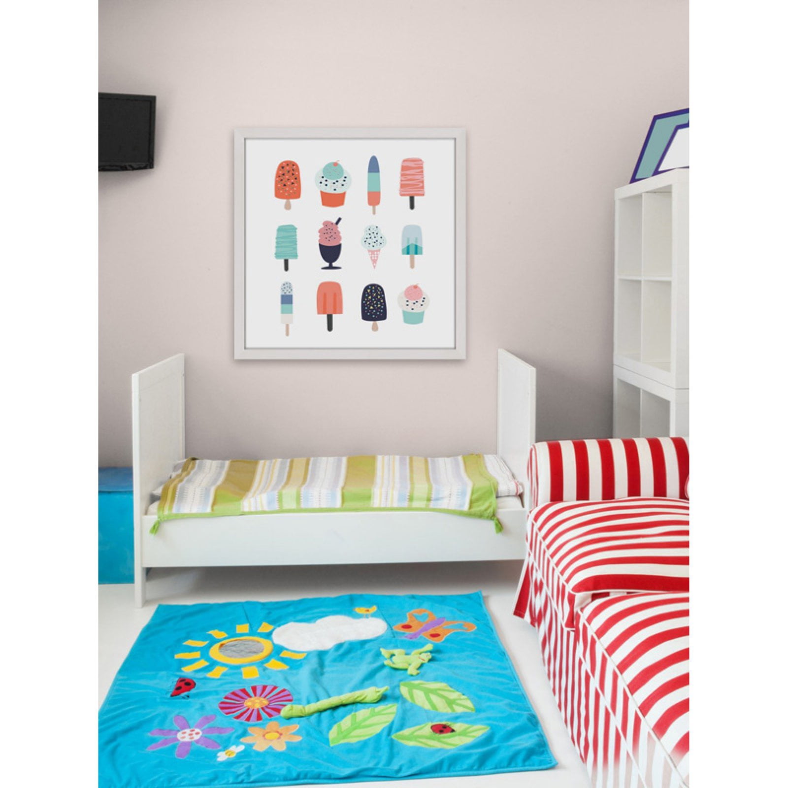Marmont Hill "Ice Cream Styles 2" by Shayna Pitch Framed Painting Print