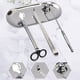 thumbnail image 4 of Juego de 4 tijeras para recortar, apagar y vaciar velas, ideal para bodas y hogar. Color plata. Plata+Bandeja, 4 of 8