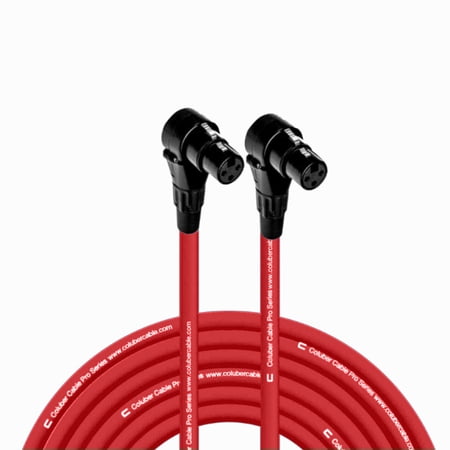 Coluber Cable - Right Angle XLR Female to Right Angle XLR Cable Female