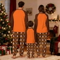 thumbnail image 4 of Zwiiyzr Novelty Family Christmas Pajamas Matching Sets Xmas Long Sleeve Shirts and Plaid Pants Santa Christmas Tree Jammies Sleepwear Parent-Child Outfit Wear Baby Red, 4 of 7